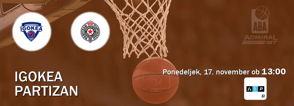 Dvoboj Igokea in Partizan s prenosom tekme v živo na Arena Sport Premium.