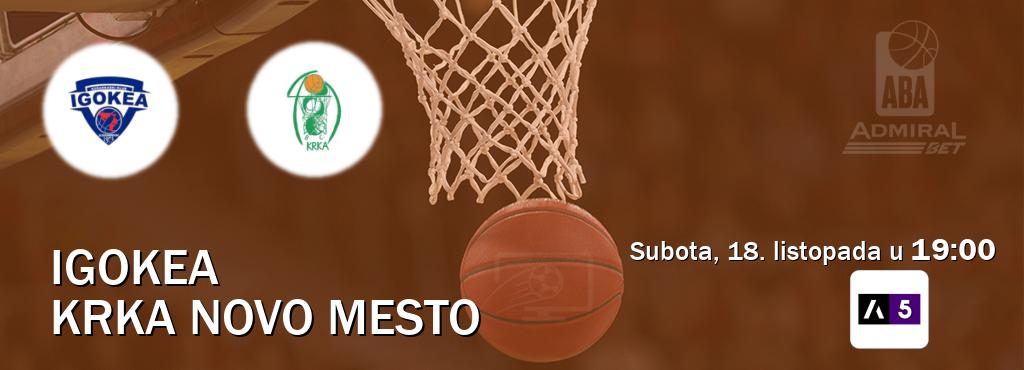Izravni prijenos utakmice Igokea i Krka Novo Mesto pratite uživo na Arena Sport 5 (subota, 18. listopada u 19:00). Izravni prijenos utakmice Igokea i Krka Novo Mesto pratite uživo na Arena Sport 5 (subota, 18. listopada u 19:00).