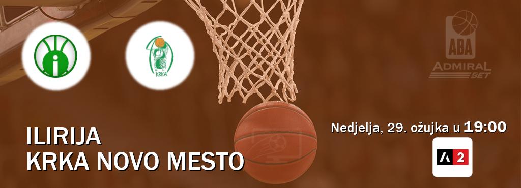 Izravni prijenos utakmice Ilirija i Krka Novo Mesto pratite uživo na Arena Sport 2 (nedjelja, 29. ožujka u 19:00). Izravni prijenos utakmice Ilirija i Krka Novo Mesto pratite uživo na Arena Sport 2 (nedjelja, 29. ožujka u 19:00).