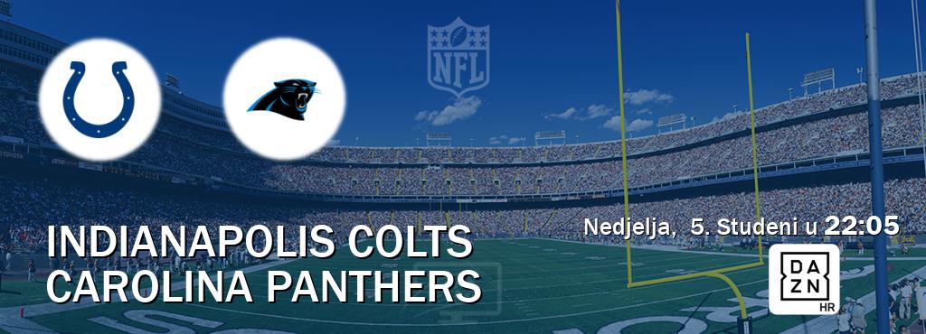 Izravni prijenos utakmice Indianapolis Colts i Carolina Panthers pratite uživo na DAZN (Nedjelja,  5. Studeni u  22:05).