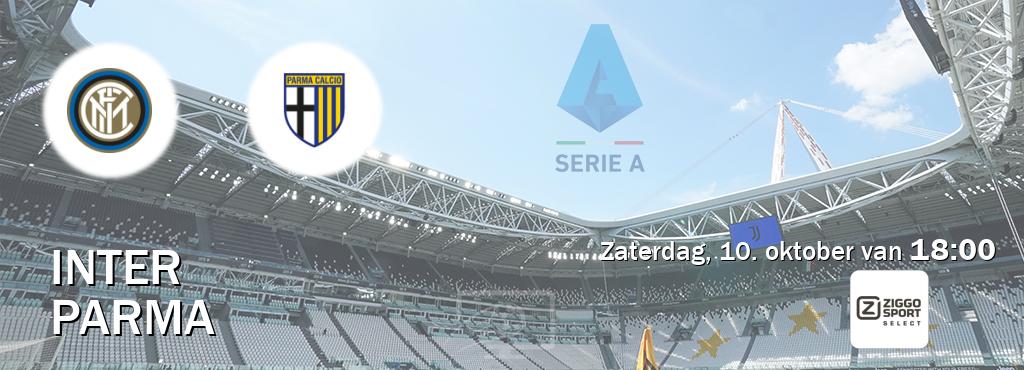 Wedstrijd tussen Inter en Parma live op tv bij Ziggo Sport 2 (zaterdag, 10. oktober van  18:00).