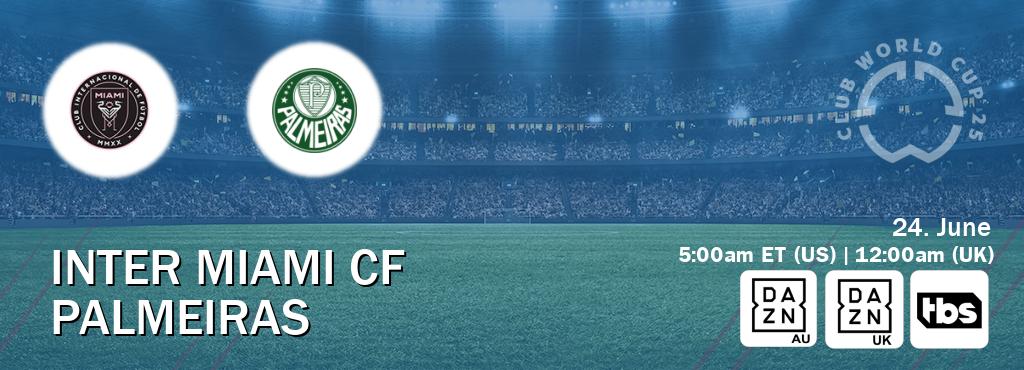 You can watch game live between Inter Miami CF and Palmeiras on DAZN(AU), DAZN UK(UK), TBS(US).