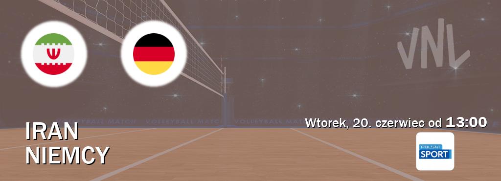 Gra między Iran i Niemcy transmisja na żywo w Polsat Sport (wtorek, 20. czerwiec od  13:00).