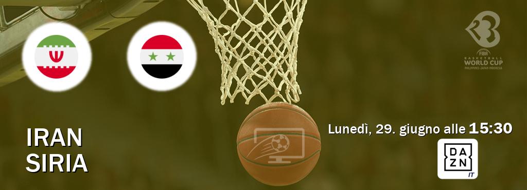 Il match Iran - Siria sarà trasmesso in diretta TV su DAZN Italia (ore 15:30)