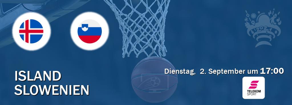 Das Spiel zwischen Island und Slowenien wird am Dienstag, 2. September um 17:00, live vom Magenta Sport übertragen. Das Spiel zwischen Island und Slowenien wird am Dienstag, 2. September um 17:00, live vom Magenta Sport übertragen.