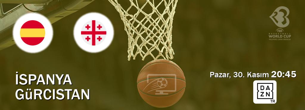 Karşılaşma İspanya - Gürcistan DAZN'den canlı yayınlanacak (Pazar, 30. Kasım  20:45).