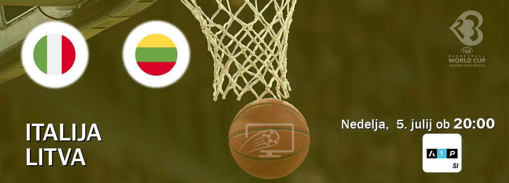 Dvoboj Italija in Litva s prenosom tekme v živo na Arena Sport Premium. Dvoboj Italija in Litva s prenosom tekme v živo na Arena Sport Premium.