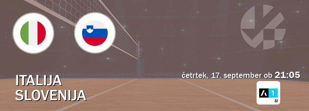 Dvoboj Italija in Slovenija s prenosom tekme v živo na Arena Sport 1.