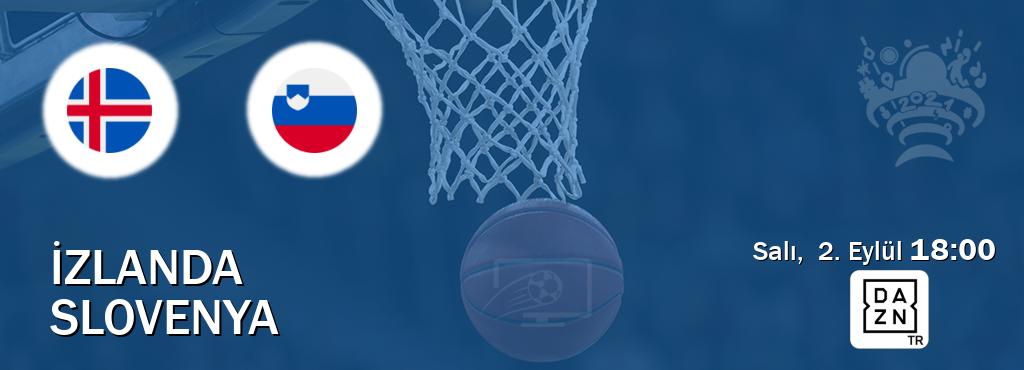 Karşılaşma İzlanda - Slovenya DAZN'den canlı yayınlanacak (Salı,  2. Eylül  18:00).