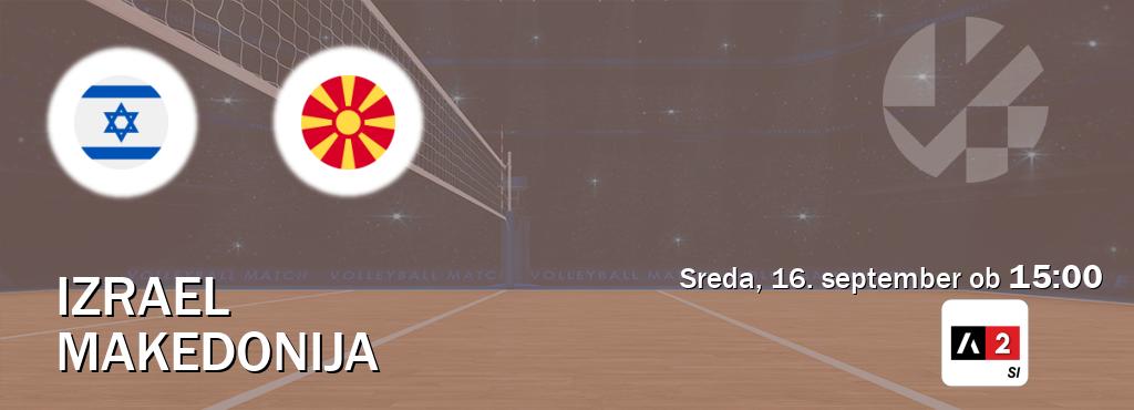 Prenos tekme med Izrael in Makedonija v živo na Arena Sport 2 (sreda, 16. september ob  15:00 uri).