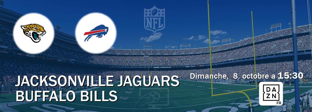 Match entre Jacksonville Jaguars et Buffalo Bills en direct à la DAZN (dimanche,  8. octobre a  15:30).