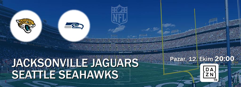 Karşılaşma Jacksonville Jaguars - Seattle Seahawks DAZN'den canlı yayınlanacak (Pazar, 12. Ekim  20:00).