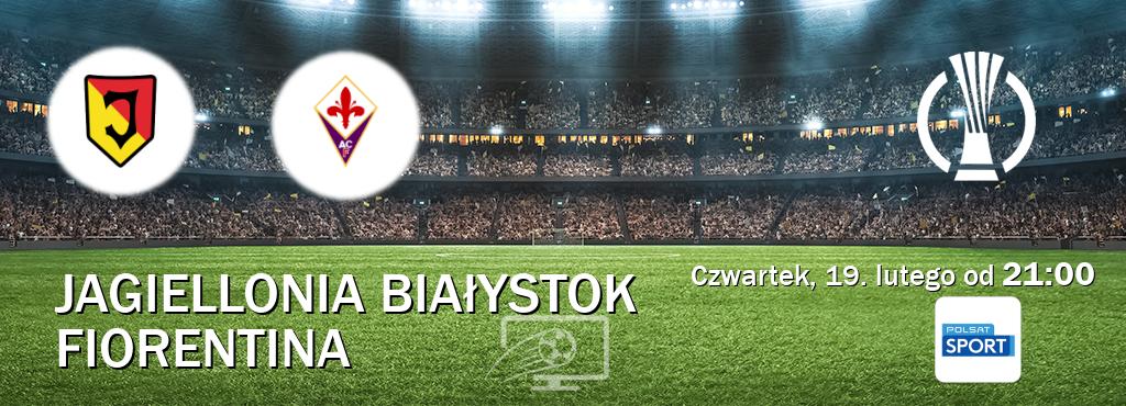 Gra między Jagiellonia Białystok i Fiorentina transmisja na żywo w Polsat Sport (czwartek, 19. lutego od  21:00).