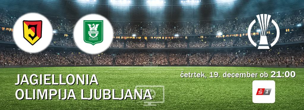 Prenos tekme med Jagiellonia in Olimpija Ljubljana v živo na Sport TV 1 (četrtek, 19. december ob  21:00 uri).