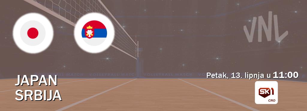 Izravni prijenos utakmice Japan i Srbija pratite uživo na Sportklub 1 (petak, 13. lipnja u 11:00). Izravni prijenos utakmice Japan i Srbija pratite uživo na Sportklub 1 (petak, 13. lipnja u 11:00).