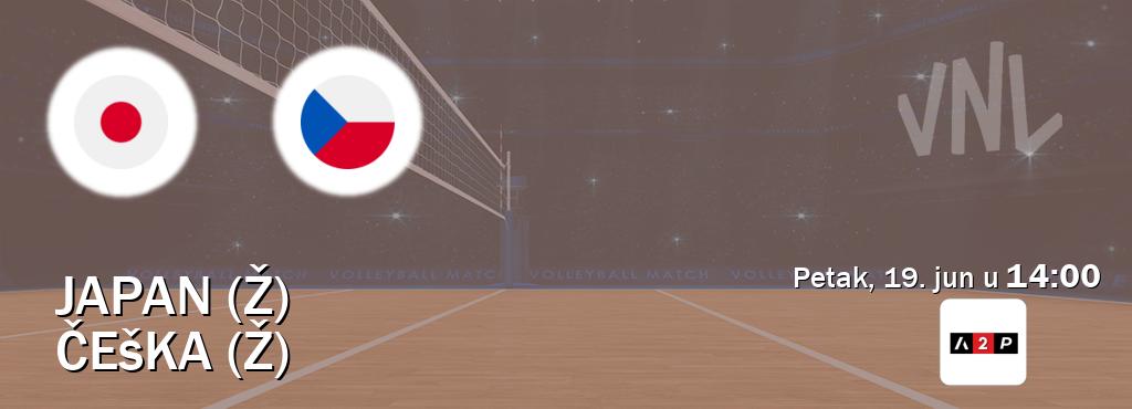 Izravni prijenos utakmice Japan (Ž) i Češka (Ž) pratite uživo na Arena Premium 2 (petak, 19. jun u  14:00).
