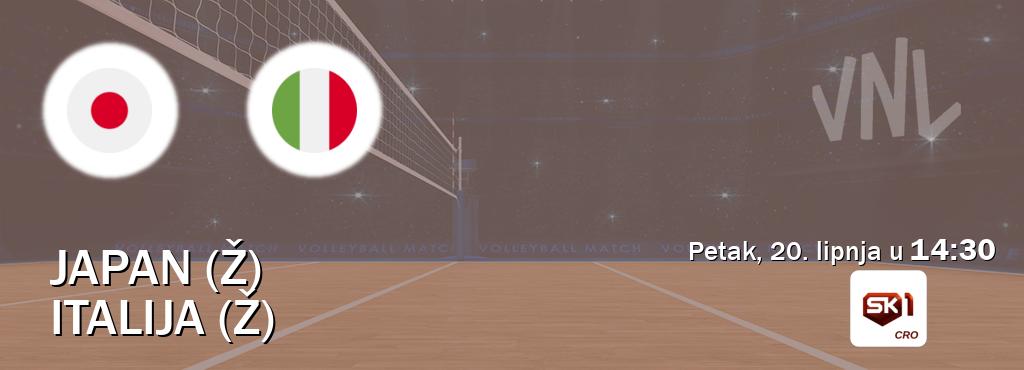 Izravni prijenos utakmice Japan (Ž) i Italija (Ž) pratite uživo na Sportklub 1 (petak, 20. lipnja u  14:30).