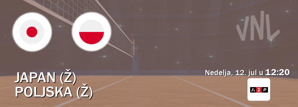 Izravni prijenos utakmice Japan (Ž) i Poljska (Ž) pratite uživo na Arena Premium 2 (nedelja, 12. jul u 12:20). Izravni prijenos utakmice Japan (Ž) i Poljska (Ž) pratite uživo na Arena Premium 2 (nedelja, 12. jul u 12:20).