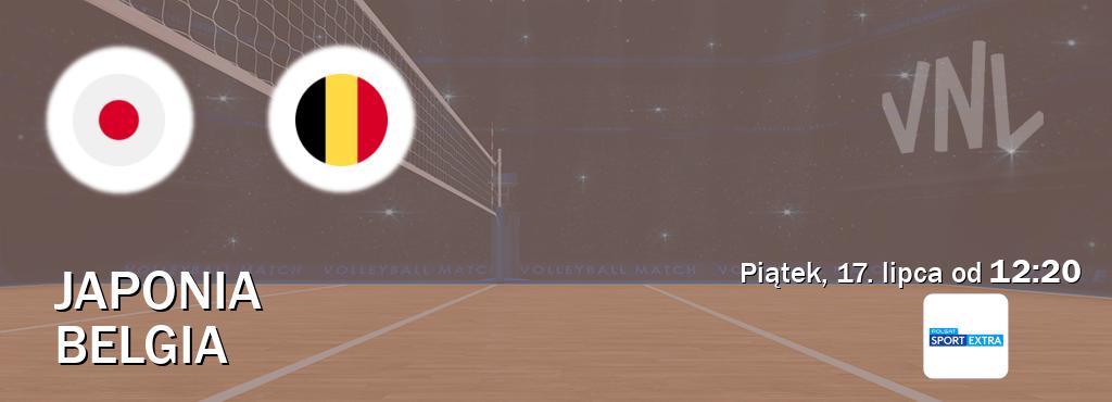 Gra między Japonia i Belgia transmisja na żywo w Polsat Sport Extra (piątek, 17. lipca od  12:20).