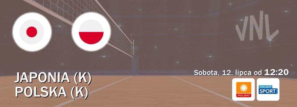 Gra między Japonia (K) i Polska (K) transmisja na żywo w Polsat i Polsat Sport (sobota, 12. lipca od  12:20).
