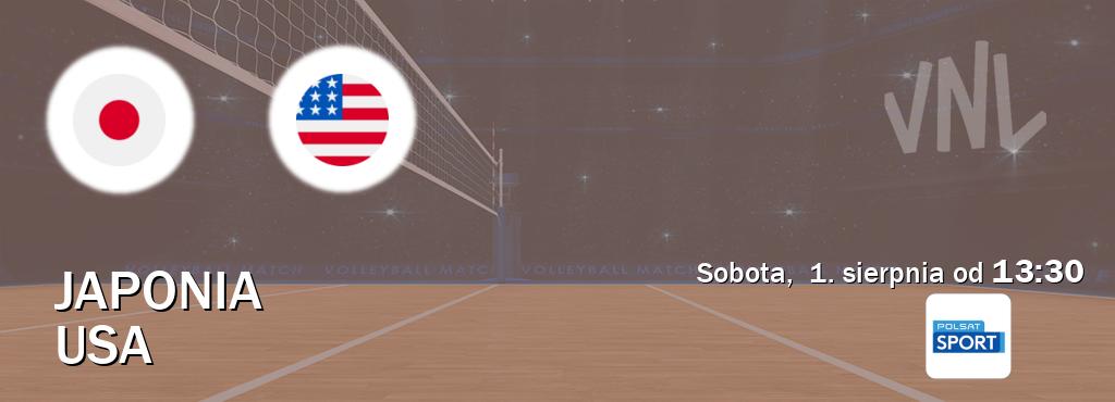 Gra między Japonia i USA transmisja na żywo w Polsat Sport (sobota,  1. sierpnia od  13:30).
