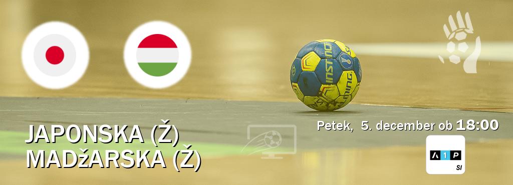 Japonska (Ž) in Madžarska (Ž) v živo na Arena Sport Premium. Prenos tekme bo v petek,  5. december ob  18:00