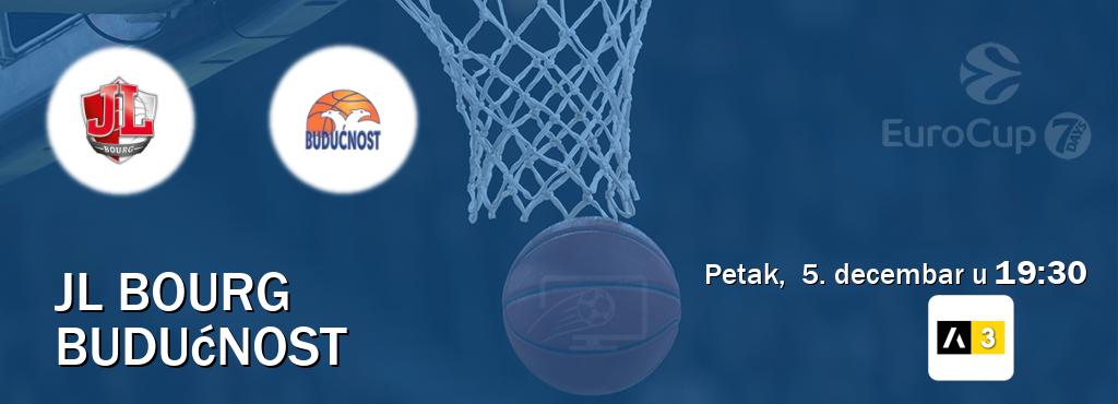Izravni prijenos utakmice JL Bourg i Budućnost pratite uživo na Arena Sport 3 (petak,  5. decembar u  19:30).