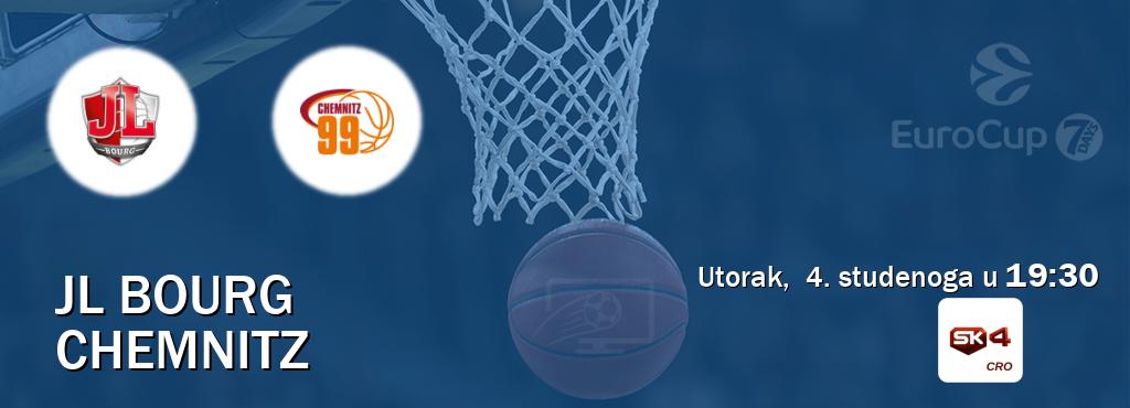 Izravni prijenos utakmice JL Bourg i Chemnitz pratite uživo na Sportklub 4 (utorak, 4. studenoga u 19:30). Izravni prijenos utakmice JL Bourg i Chemnitz pratite uživo na Sportklub 4 (utorak, 4. studenoga u 19:30).