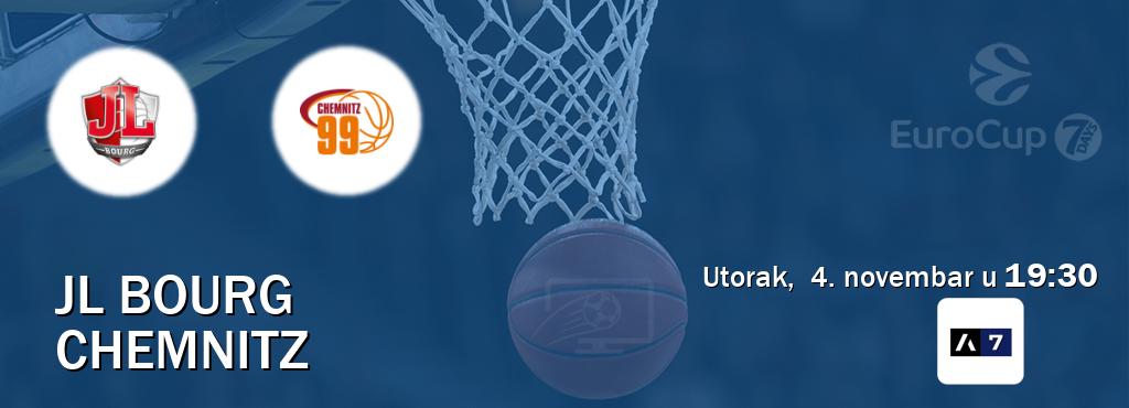 Izravni prijenos utakmice JL Bourg i Chemnitz pratite uživo na Arena Sport 7 (utorak, 4. novembar u 19:30). Izravni prijenos utakmice JL Bourg i Chemnitz pratite uživo na Arena Sport 7 (utorak, 4. novembar u 19:30).