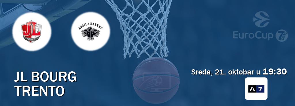 Izravni prijenos utakmice JL Bourg i Trento pratite uživo na Arena Sport 7 (sreda, 21. oktobar u 19:30). Izravni prijenos utakmice JL Bourg i Trento pratite uživo na Arena Sport 7 (sreda, 21. oktobar u 19:30).