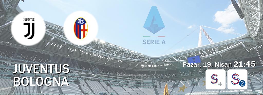 Karşılaşma Juventus - Bologna S Sport + ve S Sport 2'den canlı yayınlanacak (Pazar, 19. Nisan  21:45).