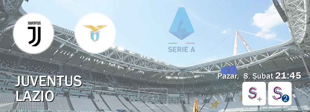 Karşılaşma Juventus - Lazio S Sport + ve S Sport 2'den canlı yayınlanacak (Pazar,  8. Şubat  21:45).