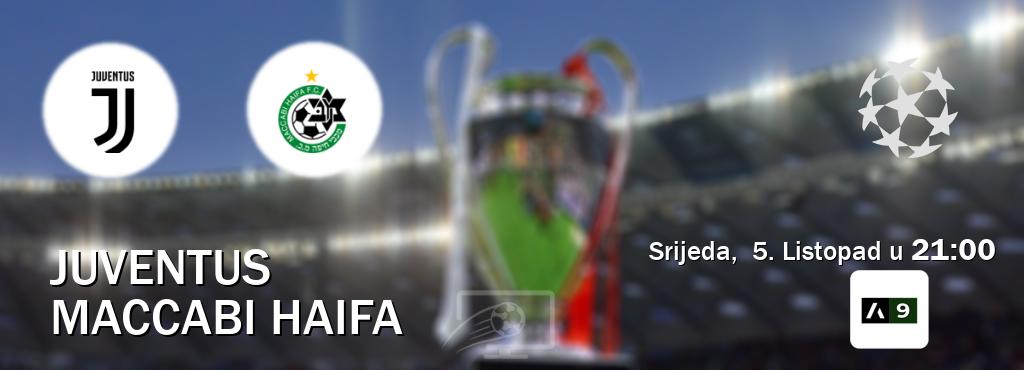 Izravni prijenos utakmice Juventus i Maccabi Haifa pratite uživo na Arena Sport 9 (Srijeda,  5. Listopad u  21:00).