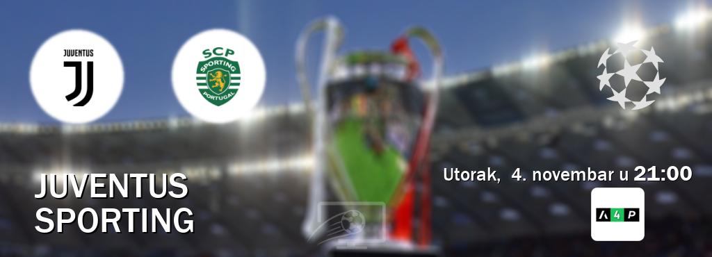 Izravni prijenos utakmice Juventus i Sporting pratite uživo na Arena Premium 4 (utorak, 4. novembar u 21:00). Izravni prijenos utakmice Juventus i Sporting pratite uživo na Arena Premium 4 (utorak, 4. novembar u 21:00).