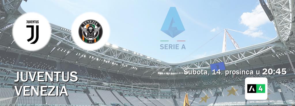 Izravni prijenos utakmice Juventus i Venezia pratite uživo na Arena Sport 4 (subota, 14. prosinca u  20:45).