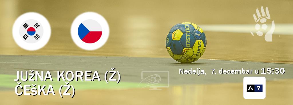 Izravni prijenos utakmice Južna Korea (Ž) i Češka (Ž) pratite uživo na Arena Sport 7 (nedelja,  7. decembar u  15:30).