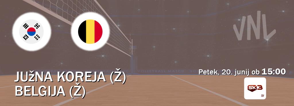 Ne zamudi prenosa tekme Južna Koreja (Ž) - Belgija (Ž) v živo na Sportklub 3.