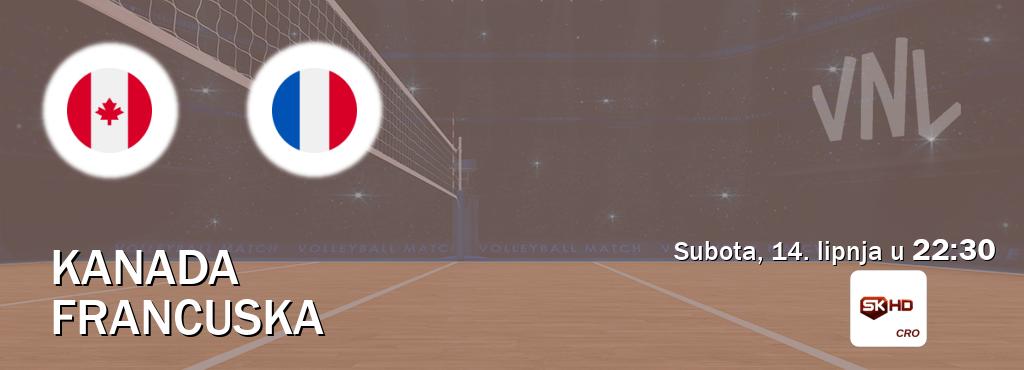 Izravni prijenos utakmice Kanada i Francuska pratite uživo na Sportklub HD (subota, 14. lipnja u  22:30).