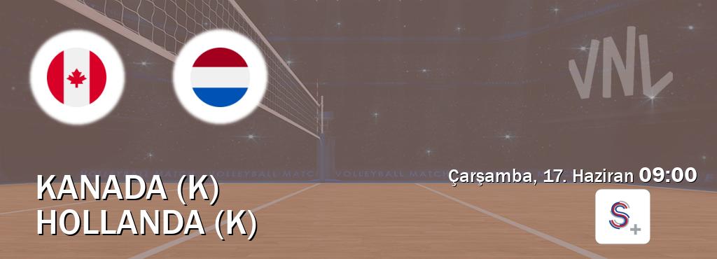 Karşılaşma Kanada (K) - Hollanda (K) S Sport +'den canlı yayınlanacak (Çarşamba, 17. Haziran 09:00). Karşılaşma Kanada (K) - Hollanda (K) S Sport +'den canlı yayınlanacak (Çarşamba, 17. Haziran 09:00).