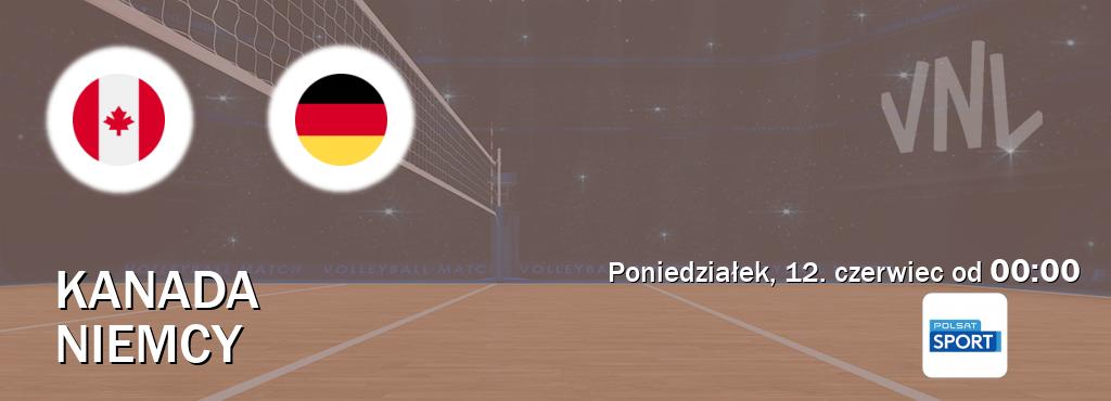 Gra między Kanada i Niemcy transmisja na żywo w Polsat Sport (poniedziałek, 12. czerwiec od  00:00).