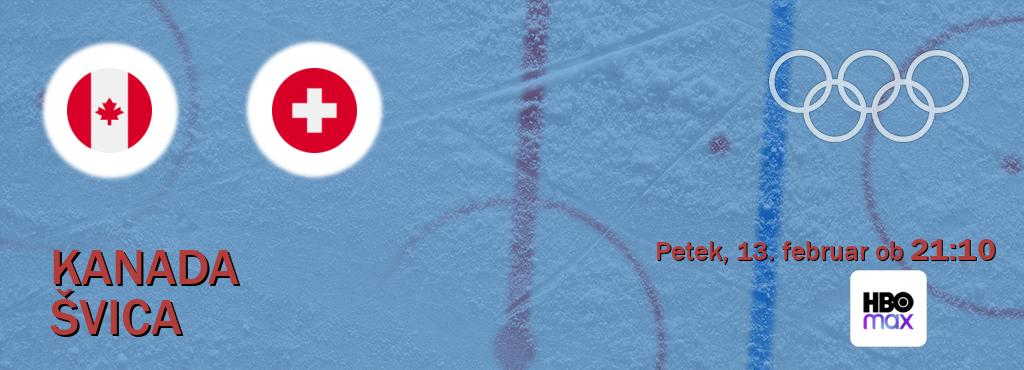 Ne zamudi prenosa tekme Kanada - Švica v živo na HBO Max.