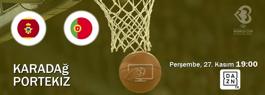 Karşılaşma Karadağ - Portekiz DAZN'den canlı yayınlanacak (Perşembe, 27. Kasım  19:00).