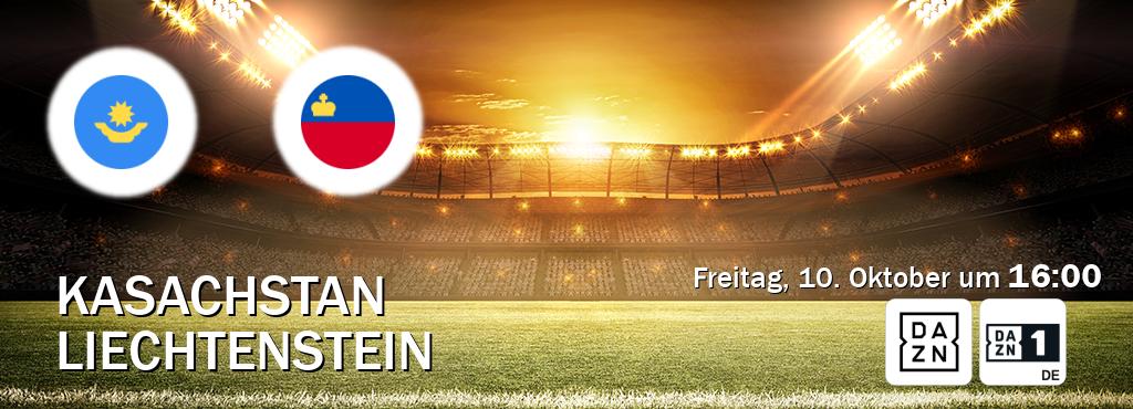 Das Spiel zwischen Kasachstan und Liechtenstein wird am Freitag, 10. Oktober um 16:00, live vom DAZN und DAZN 1 Deutschland übertragen. Das Spiel zwischen Kasachstan und Liechtenstein wird am Freitag, 10. Oktober um 16:00, live vom DAZN und DAZN 1 Deutschland übertragen.