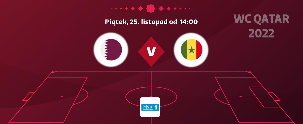 Gra między Katar i Senegal transmisja na żywo w TVP 1 (piątek, 25. listopad od  14:00).