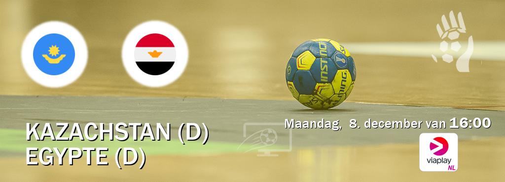 Wedstrijd tussen Kazachstan (D) en Egypte (D) live op tv bij Viaplay Nederland (maandag,  8. december van  16:00).