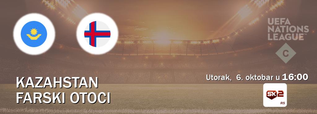 Izravni prijenos utakmice Kazahstan i Farski otoci pratite uživo na Sportklub 2 (utorak, 6. oktobar u 16:00). Izravni prijenos utakmice Kazahstan i Farski otoci pratite uživo na Sportklub 2 (utorak, 6. oktobar u 16:00).