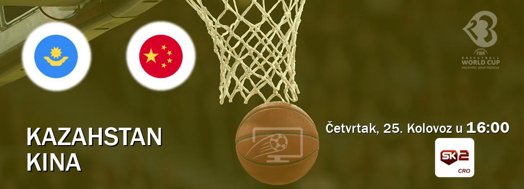 Izravni prijenos utakmice Kazahstan i Kina pratite uživo na Sportklub 2 (Četvrtak, 25. Kolovoz u  16:00).