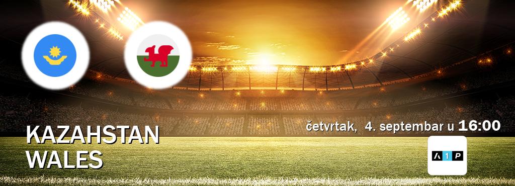 Izravni prijenos utakmice Kazahstan i Wales pratite uživo na Arena Premium 1 (četvrtak,  4. septembar u  16:00).
