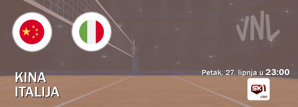 Izravni prijenos utakmice Kina i Italija pratite uživo na Sportklub 1 (petak, 27. lipnja u 23:00). Izravni prijenos utakmice Kina i Italija pratite uživo na Sportklub 1 (petak, 27. lipnja u 23:00).