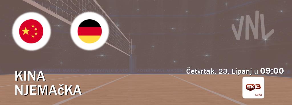 Izravni prijenos utakmice Kina i Njemačka pratite uživo na Sportklub 3 (Četvrtak, 23. Lipanj u  09:00).